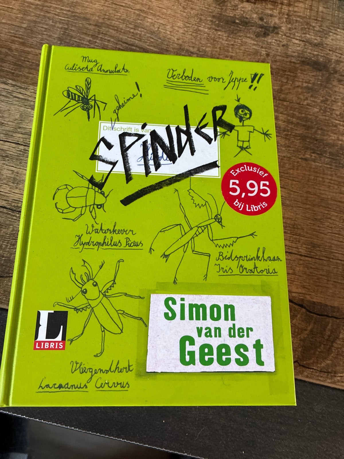 Spinder - Simon van der Geest (Libris editie), Ophalen of Verzenden, Zo goed als nieuw, Fictie algemeen