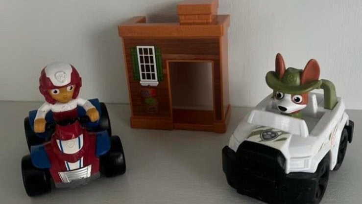 Paw patrol rider met quad en tracker, Ophalen of Verzenden, Zo goed als nieuw