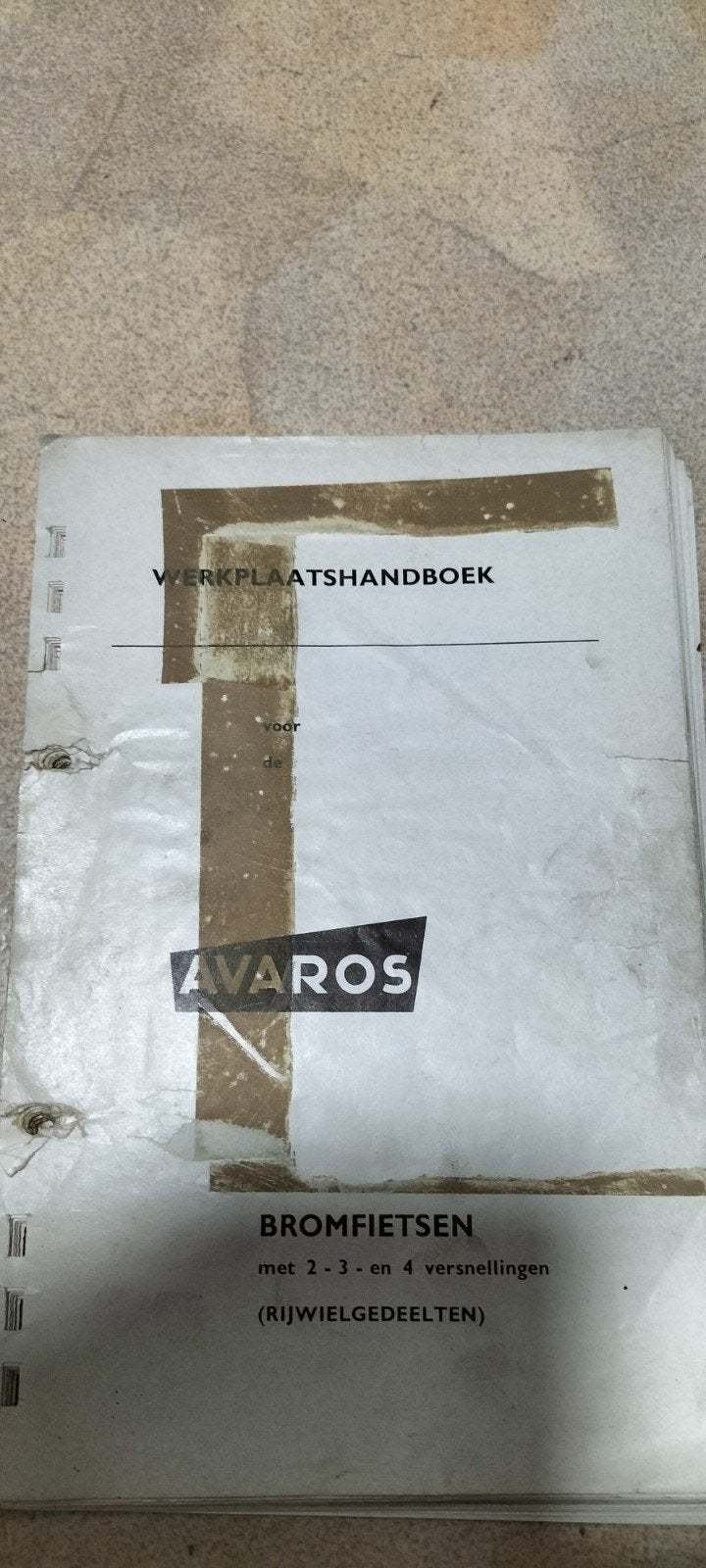 Werkplaatsboek Avaros Flandria motor 2-3-4 versnelling, Fietsen en Brommers, Ophalen of Verzenden, Gebruikt