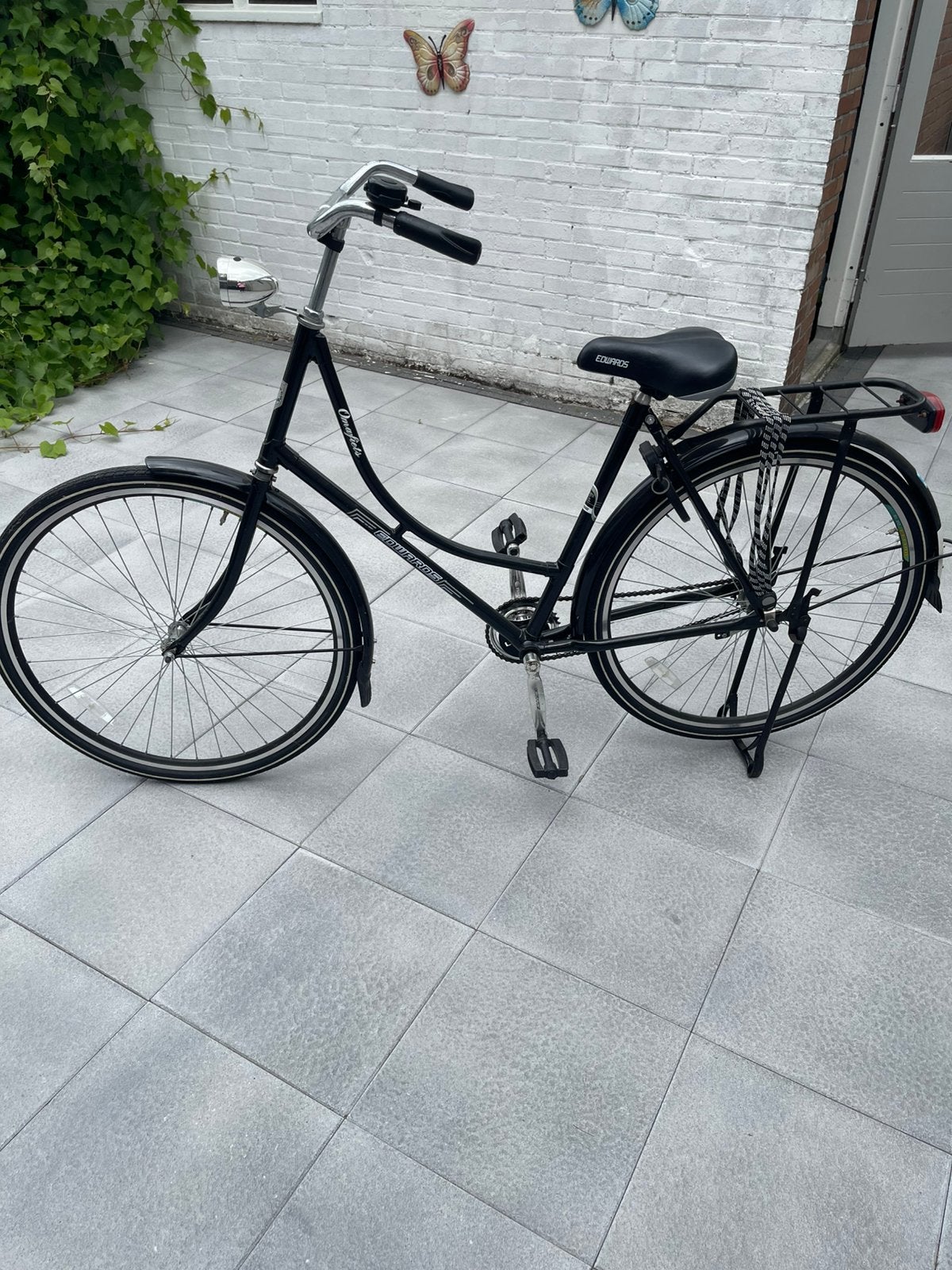 Zwarte oma fiets, Ophalen, Gebruikt