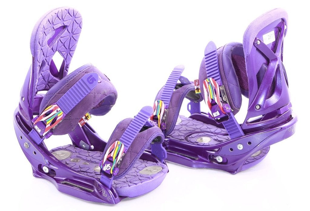 S snowboard bindingen BURTON LEXA EST, THE CHANNEL, Purple, Verzenden, Gebruikt, Bindingen