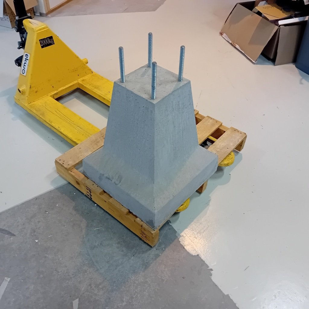 Betonpoer trapezium model, Ophalen, Biels, Nieuw, Minder dan 100 cm