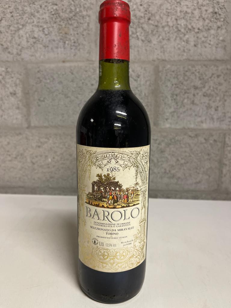 Barolo Rode Wijn 1985 - Vintage Italiaanse Wijn, Verzamelen, Wijnen, Ophalen, Zo goed als nieuw