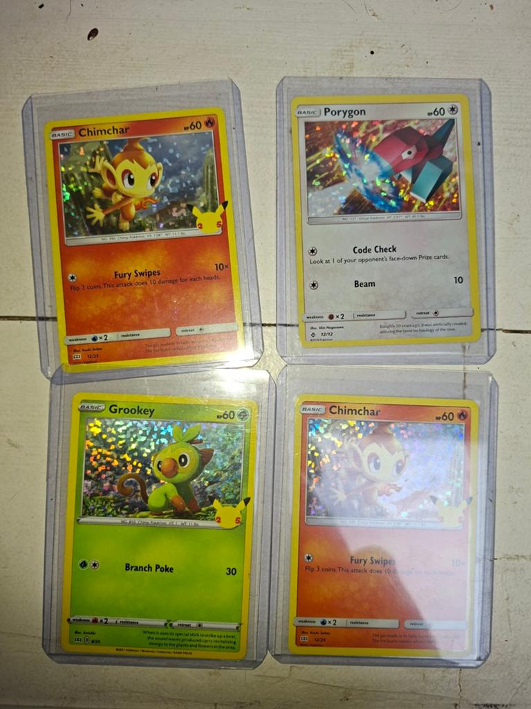 Pokémon McDonald's Kaarten - 4 Stuks (Foil), Hobby en Vrije tijd, Verzamelkaartspellen | Pokémon, Zo goed als nieuw, Meerdere kaarten
