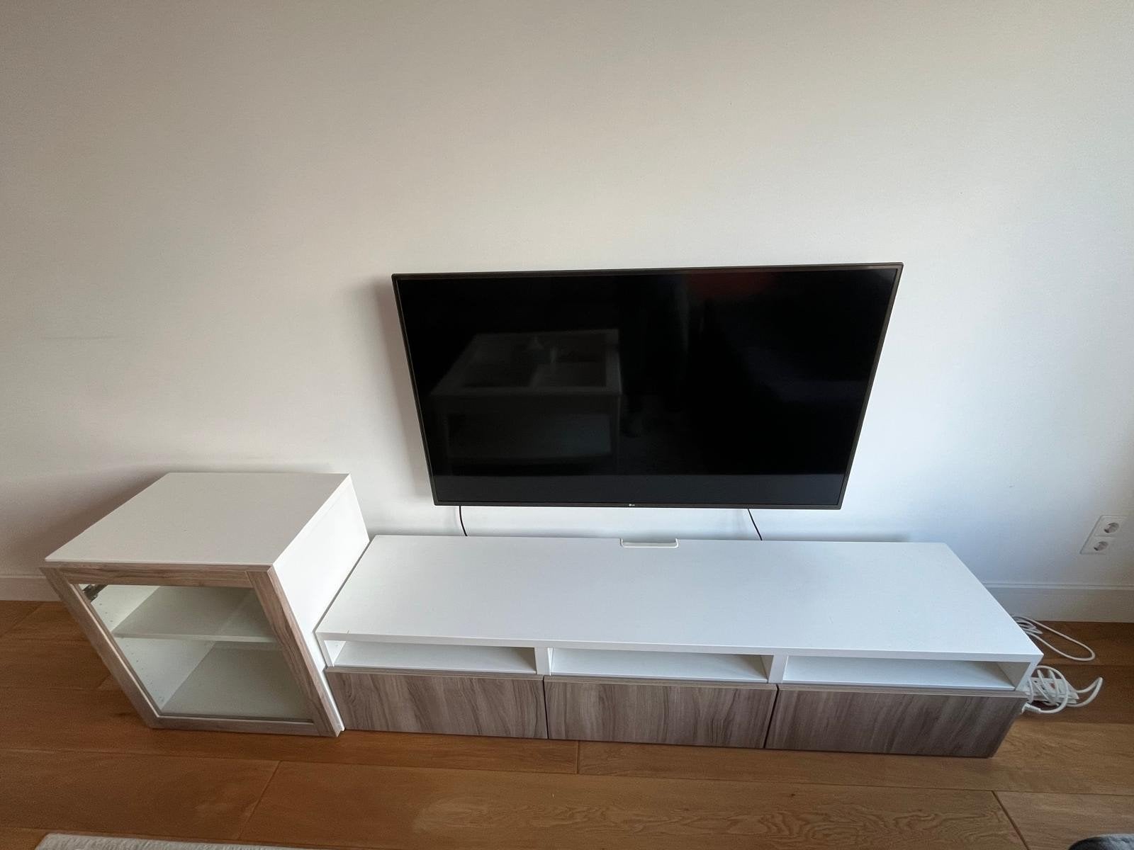 IKEA TV-meubel met opbergkastje, Ophalen, 150 tot 200 cm, Zo goed als nieuw, Minder dan 100 cm