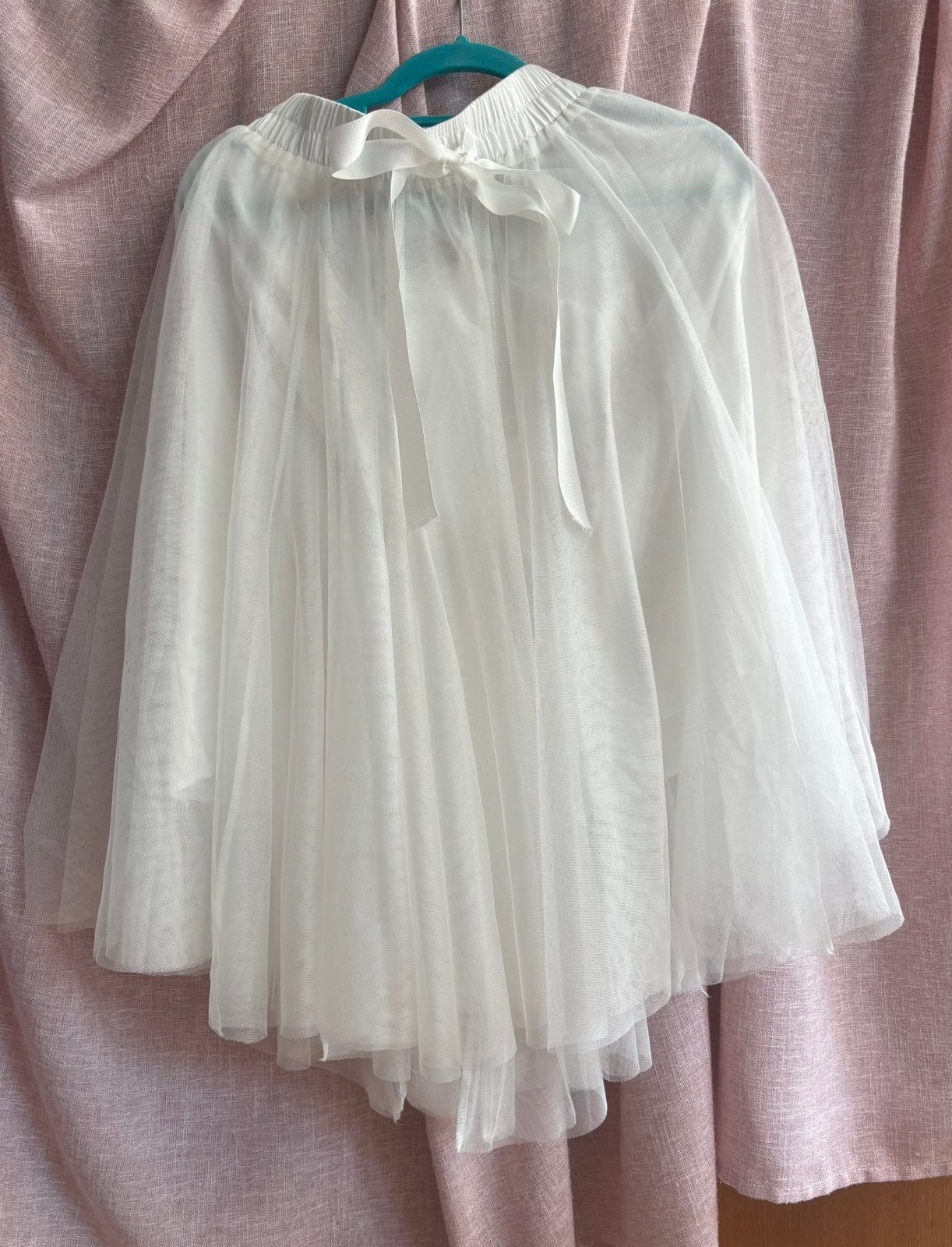 Witte rok tule met lint mt 38/40/42, Maat 38/40 (M), Zwart, Ophalen of Verzenden, Zo goed als nieuw