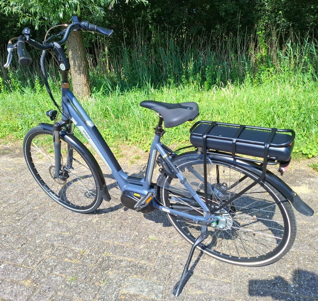 Nette elektrische damesfiets, E-bike, Bafang middenmotor ✅️, Fietsen en Brommers, Fietsen | Dames | Damesfietsen, Ophalen, Versnellingen