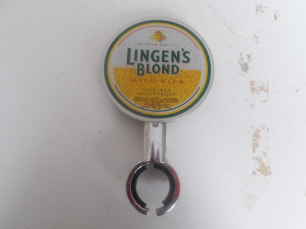 Lingen's Blond bier (Heineken) tapkraanhouder (nr.1), Verzamelen, Ophalen of Verzenden, Nieuw, Overige typen, Heineken