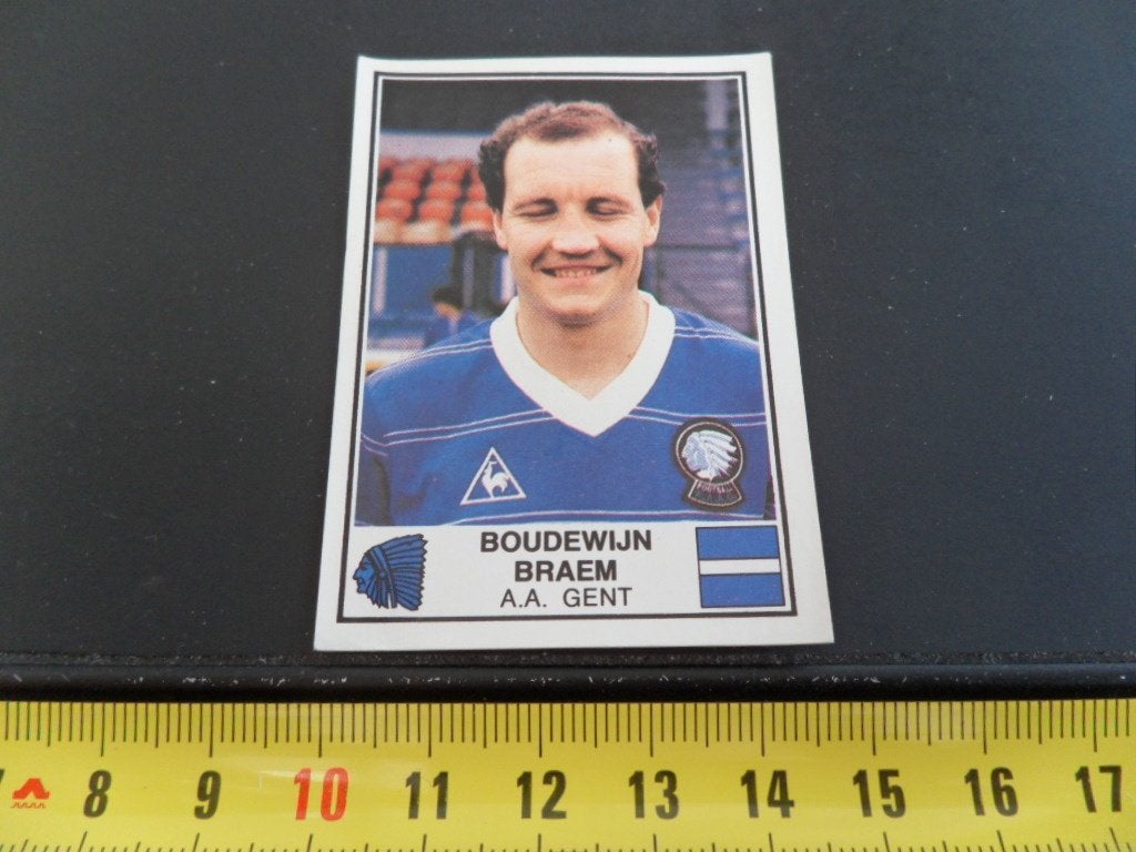 sticker panini football 82 #139 boudewijn braem aa gent, Verzamelen, Ophalen of Verzenden, Zo goed als nieuw