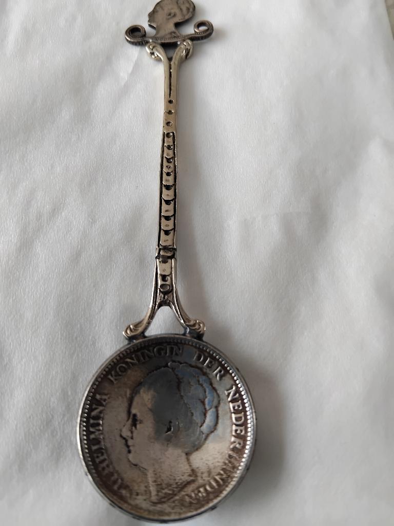 Zilver lepeltje, Ophalen of Verzenden, Zo goed als nieuw