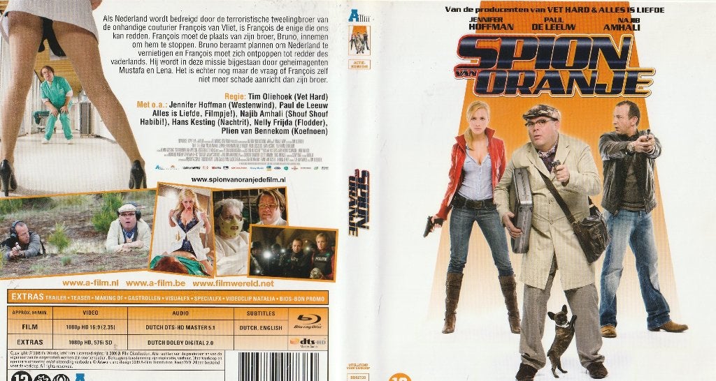 Spion van oranje blu ray, Ophalen of Verzenden, Zo goed als nieuw, Nederlandstalig