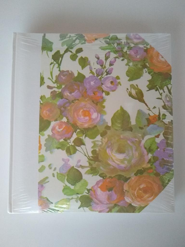 Wit henzo fotoalbum met rozen bloemen, Audio, Tv en Foto, Fotoalbums en Accessoires, Ophalen of Verzenden, Nieuw, Fotoalbum