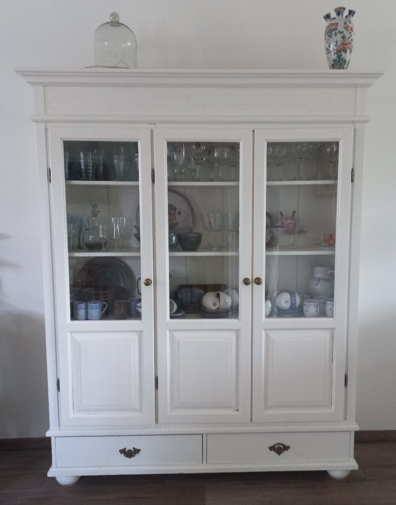 witte grenen buffetkast, Huis en Inrichting, Ophalen, Gebruikt, Met deur(en), 150 tot 200 cm