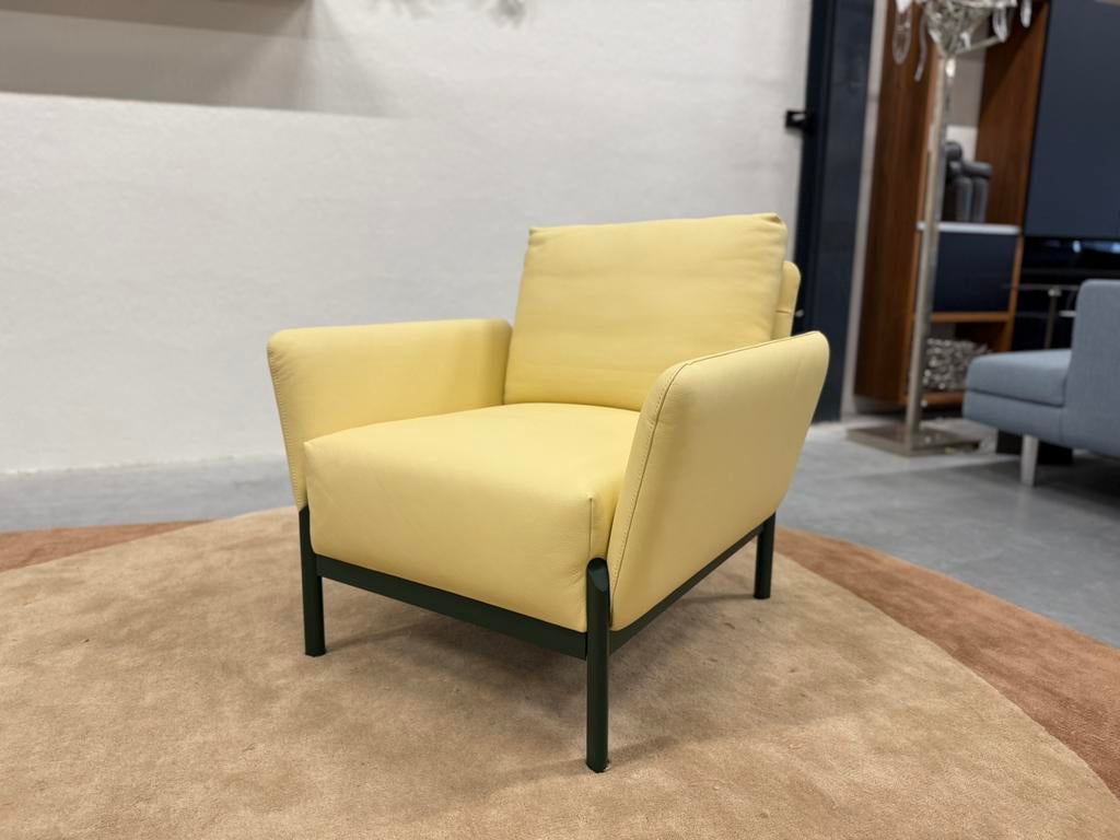 Nieuw Leolux Enna Fauteuil Ceras Marl leer Design stoel, Leolux, Nieuw, Ophalen of Verzenden, Evidence Harvink Jori Rolf Benz Design on Stock Eyye Montis