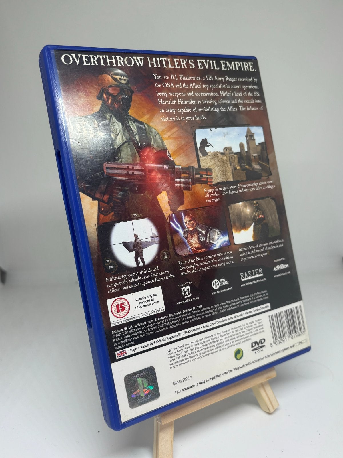 Return to Castle Wolfenstein: Operation Resurrection PS2, Spelcomputers en Games, Gebruikt, Shooter, 1 speler, Ophalen of Verzenden