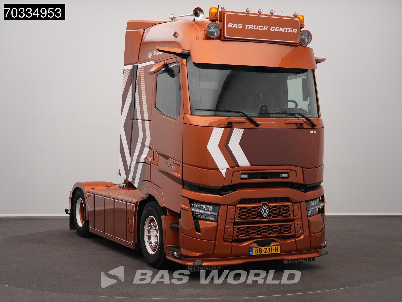 Renault T 480 4X2 NL Show-Truck! TC Full-Air ACC Navi Standk, Auto's, Automaat, Euro 6, Overige kleuren, Renault