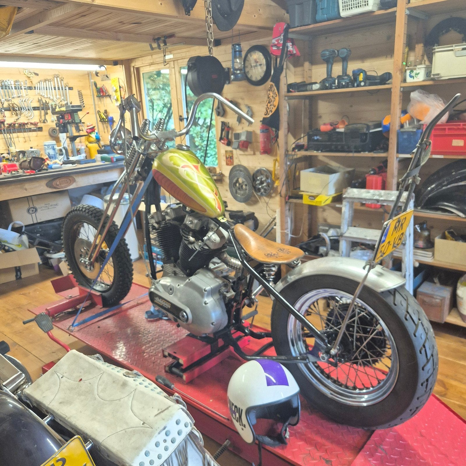 Ironhead chopper project, Ophalen, Nieuw