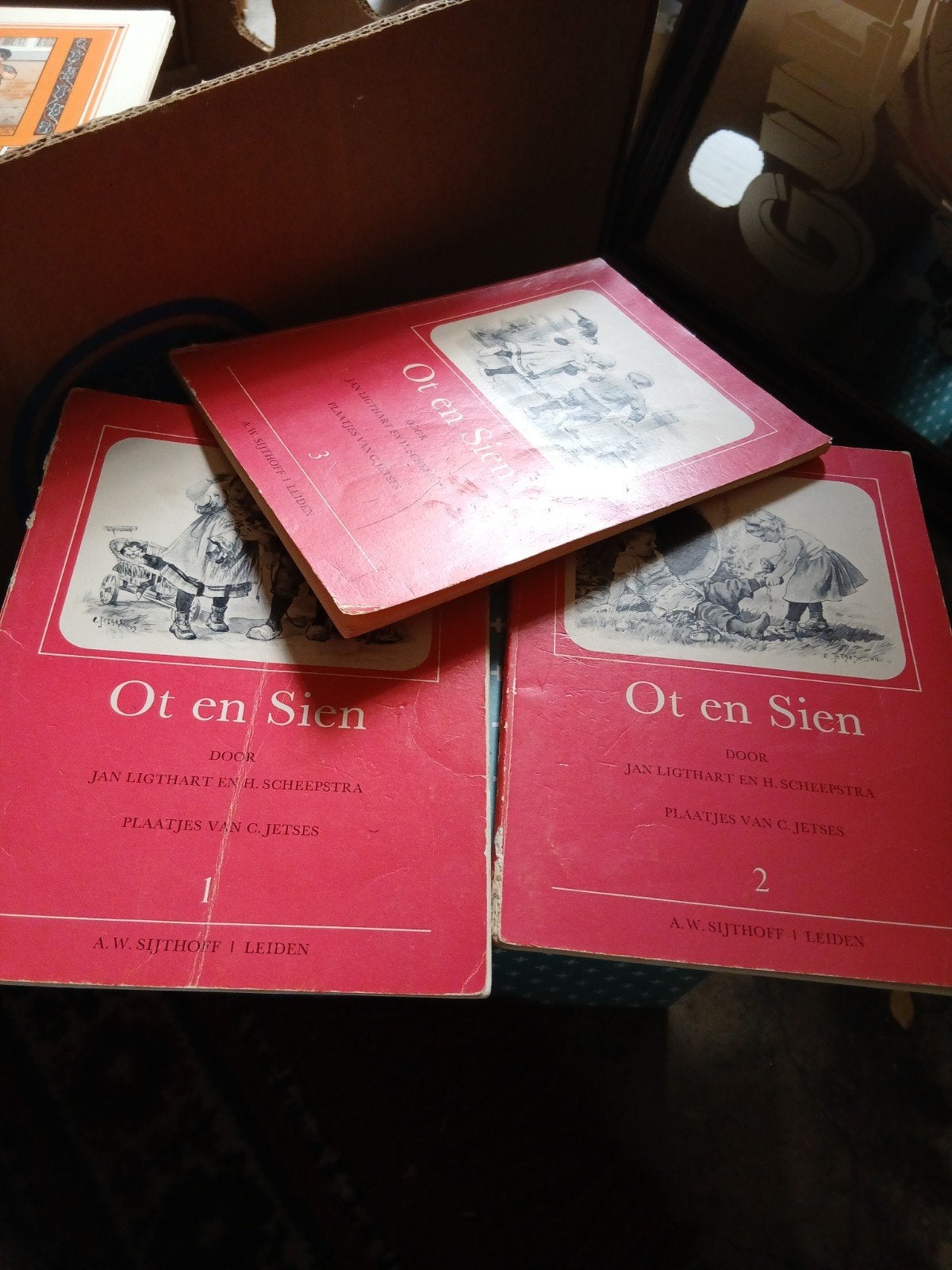 vintage pim en mien en of en sien, Ophalen of Verzenden