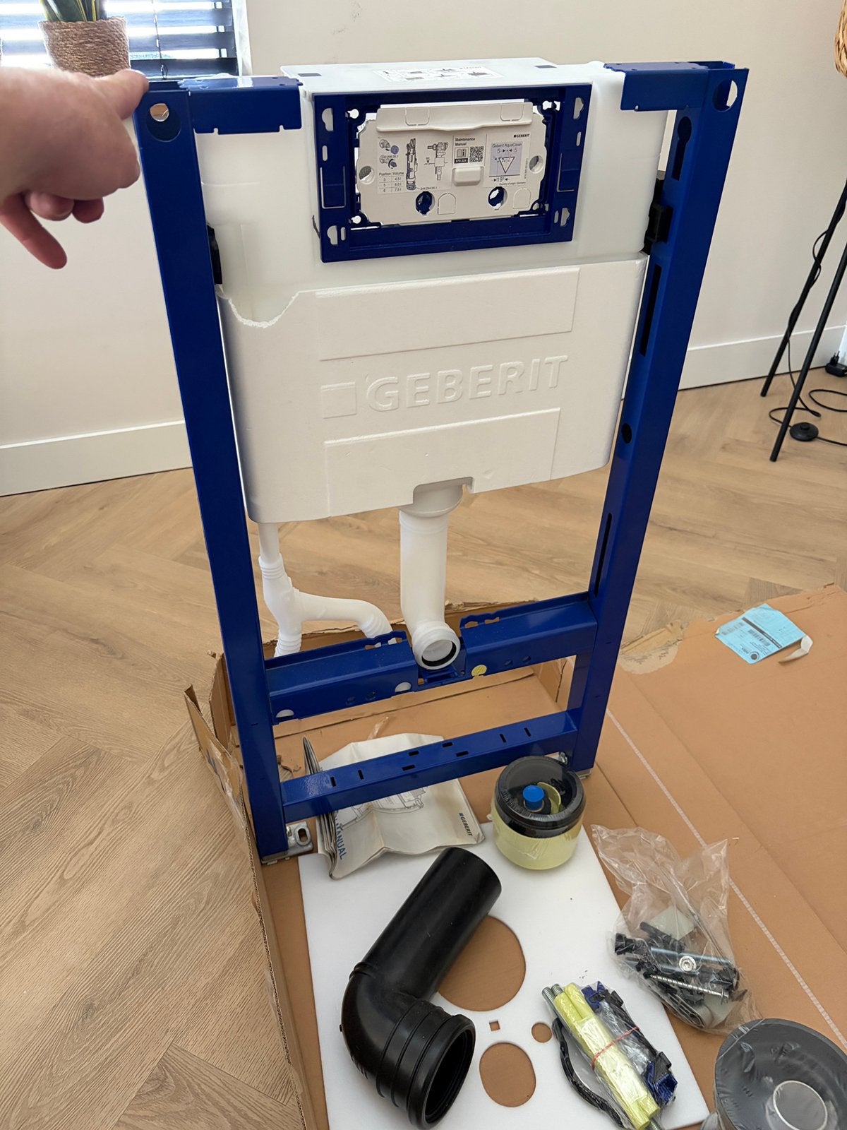Geberit duofix inbouwreservoir 98 cm, Ophalen, Nieuw