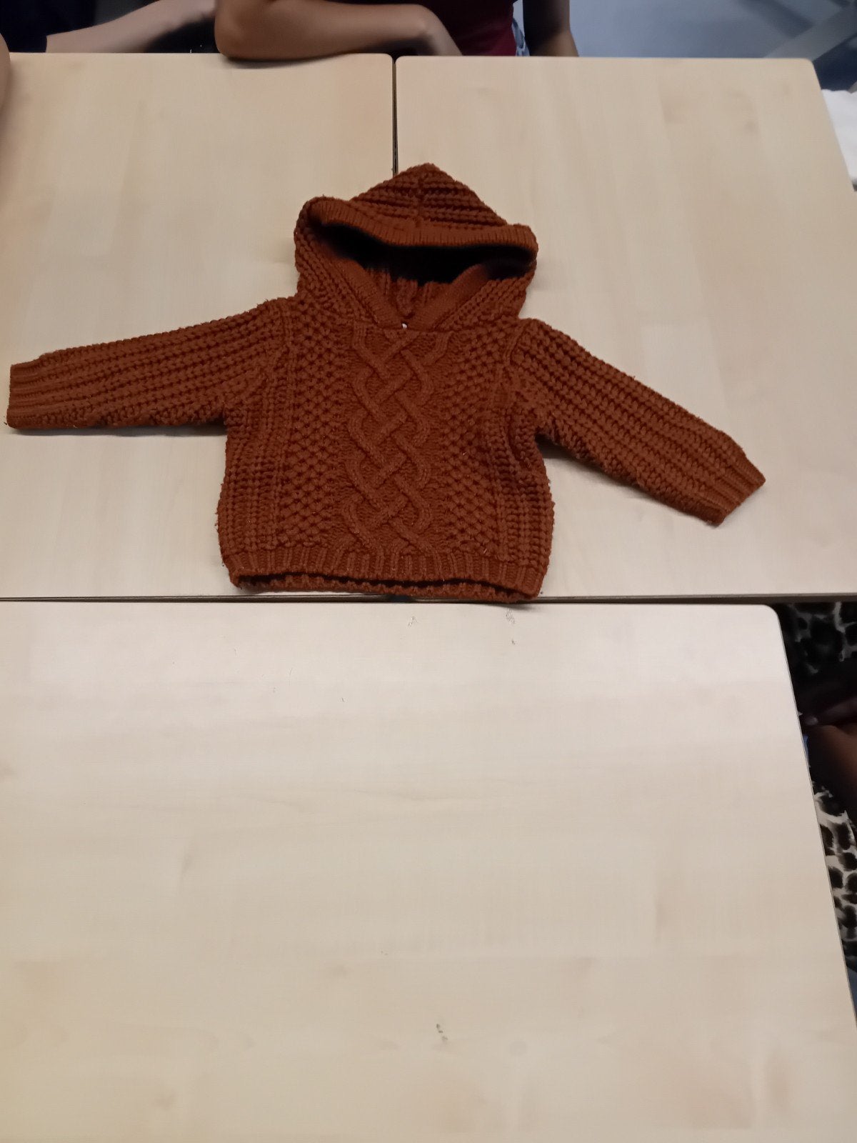 MNG gebreide hoodie voor baby's - Bruin, Ophalen, Gebruikt, MNG, Jongetje of Meisje