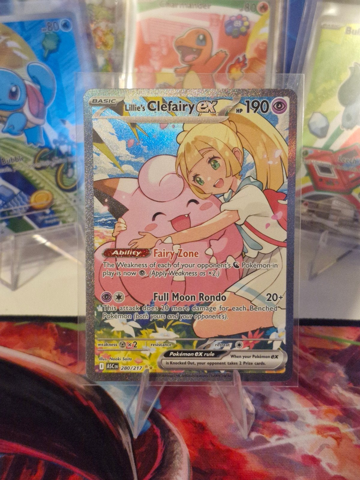 Lillie's Clefairy ASC 280/217, Ophalen of Verzenden, Nieuw, Losse kaart, Foil