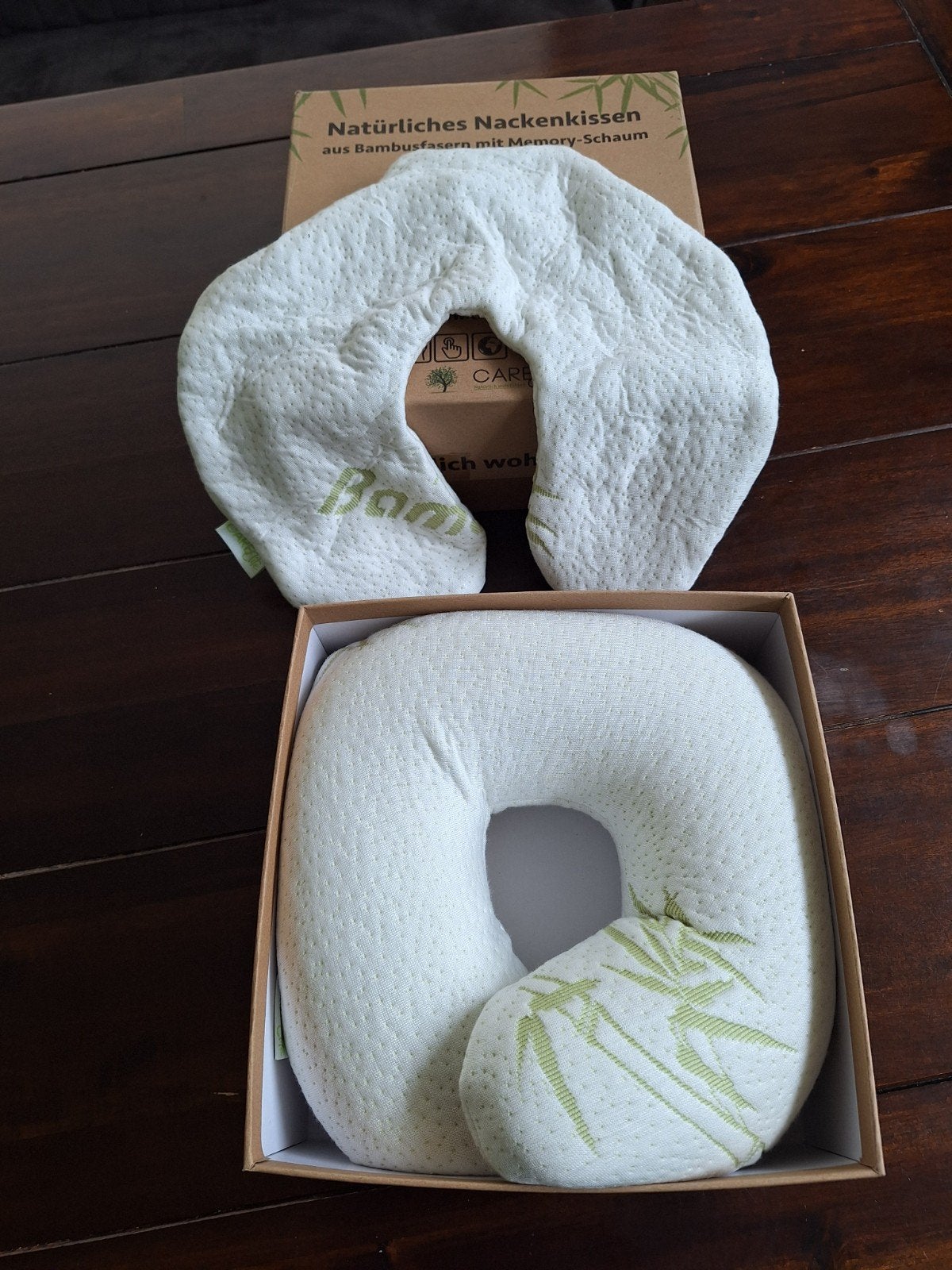 Natuurlijk Nekkussen Bamboe Memory Foam, Overige merken, Ademend, Wit, Hoofdkussen