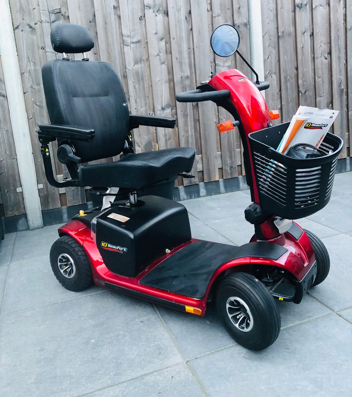 Scootmobiel Pride Beaufor in zeer goede staat, Ophalen of Verzenden, Zo goed als nieuw