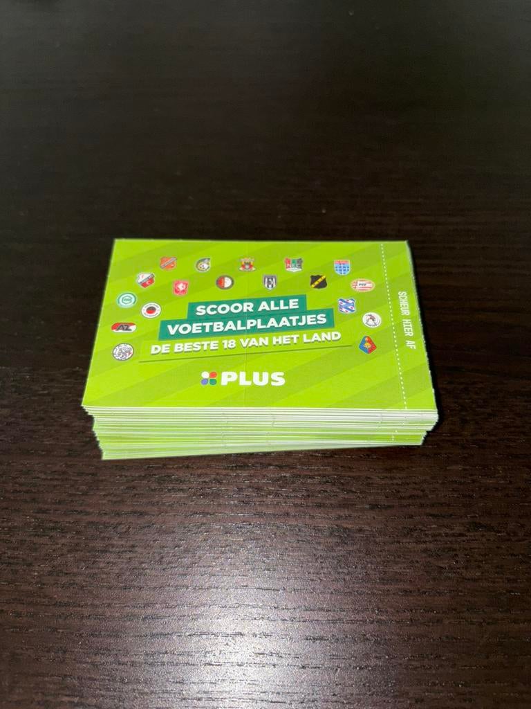 Voetbalplaatjes Plus, Verzamelen, Plus, Ophalen of Verzenden