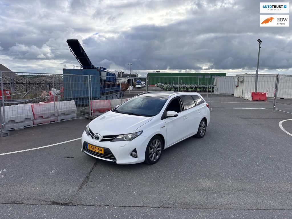 Toyota Auris Touring Sports 1.8 Hybrid Lease Pro Clima.Navi., Euro 5, Gebruikt, Bi-Xenon koplampen, Leder en Stof