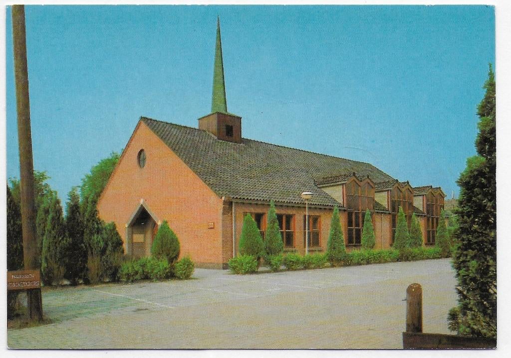 Elspeet Geref Gemeente Gelopen Ansichtkaart ( B4285 ), Ophalen of Verzenden, 1980 tot heden, Gelopen