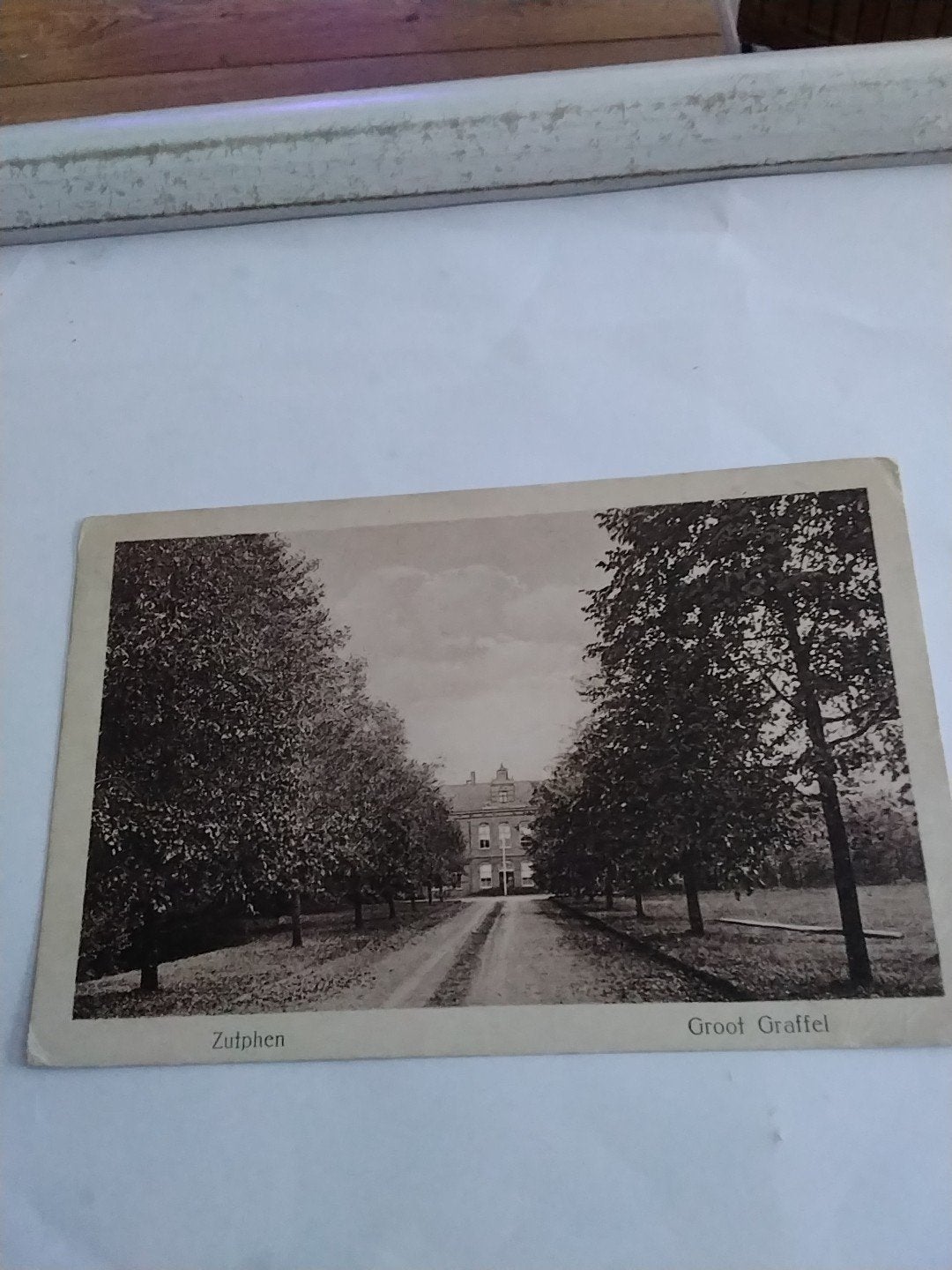 Oude Ansichtkaart Zutphen - Groot Graffel (1924), Ophalen of Verzenden, 1920 tot 1940, Gelopen, Gelderland