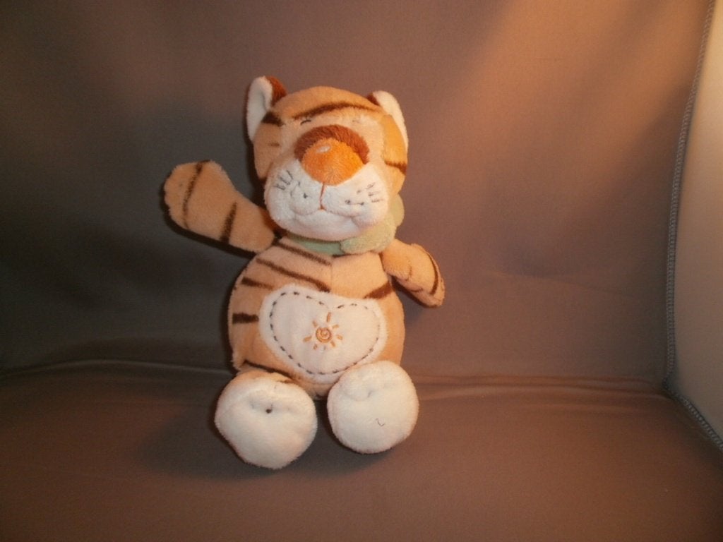 c12 okay tijger met rammel gestreept zon op buik 21 cm, Zo goed als nieuw, Middelgroot (20 tot 80 cm), Meerkleurig, Tijger