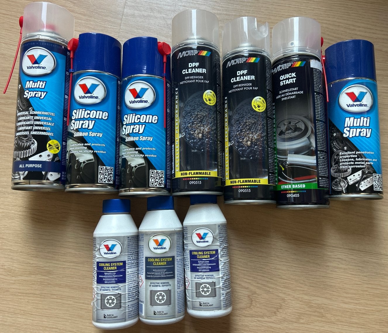 Valvoline & Motip Auto Onderhoudsproducten - Nieuw, Ophalen, Nieuw, Universele onderdelen