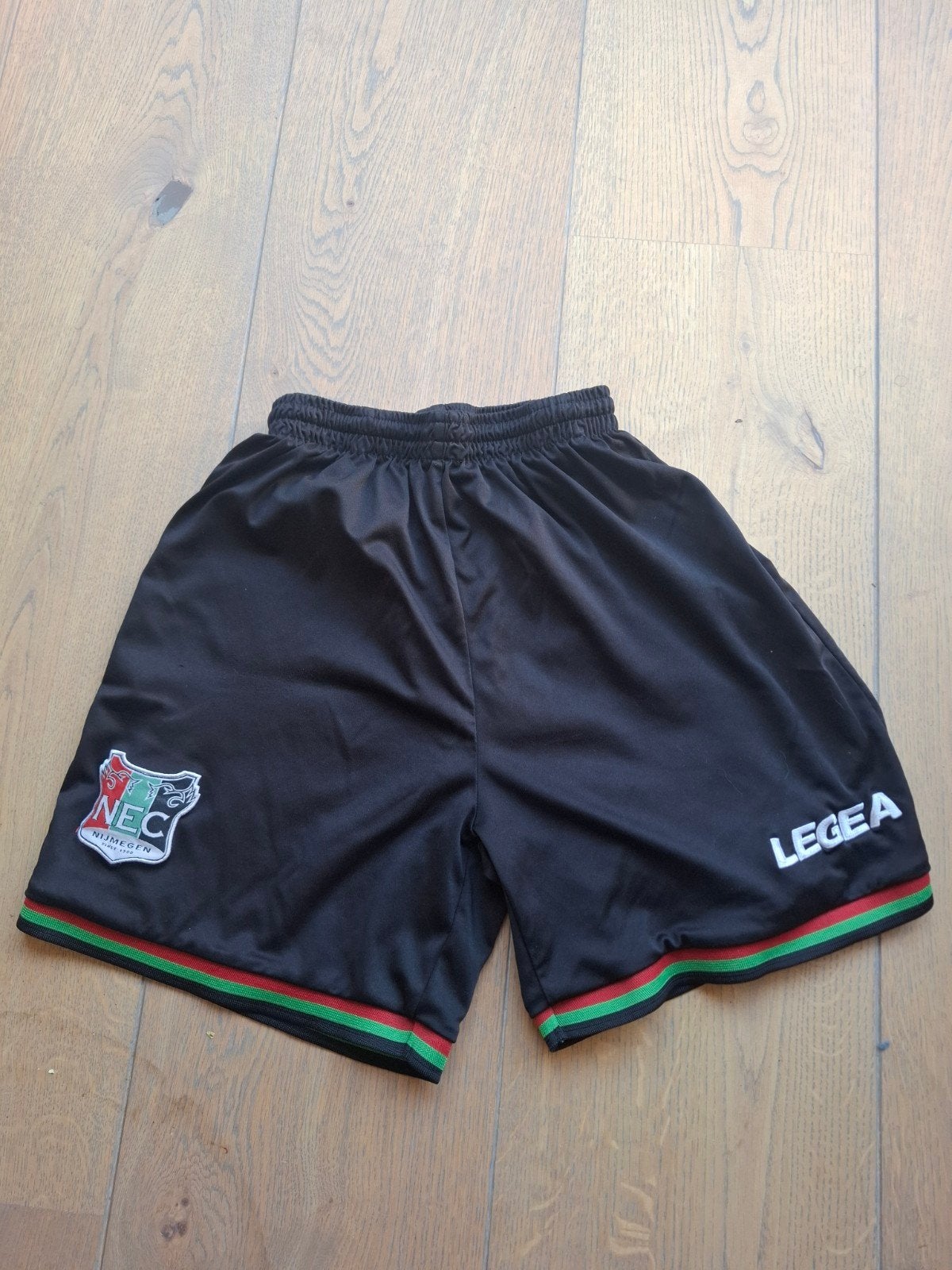 NEC Nijmegen Legea voetbalbroekje - Maat S of kleiner, Zwart, Ophalen of Verzenden, Voetbal, Gedragen