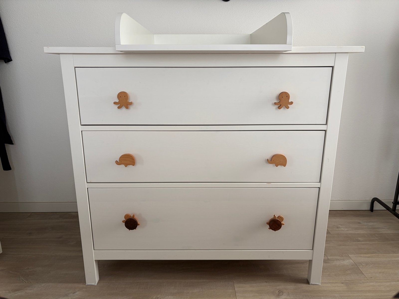 Bladvergroter voor Hemnes 3 lades Ikea, 70 cm of meer, Opstaande rand, Commode, Ophalen