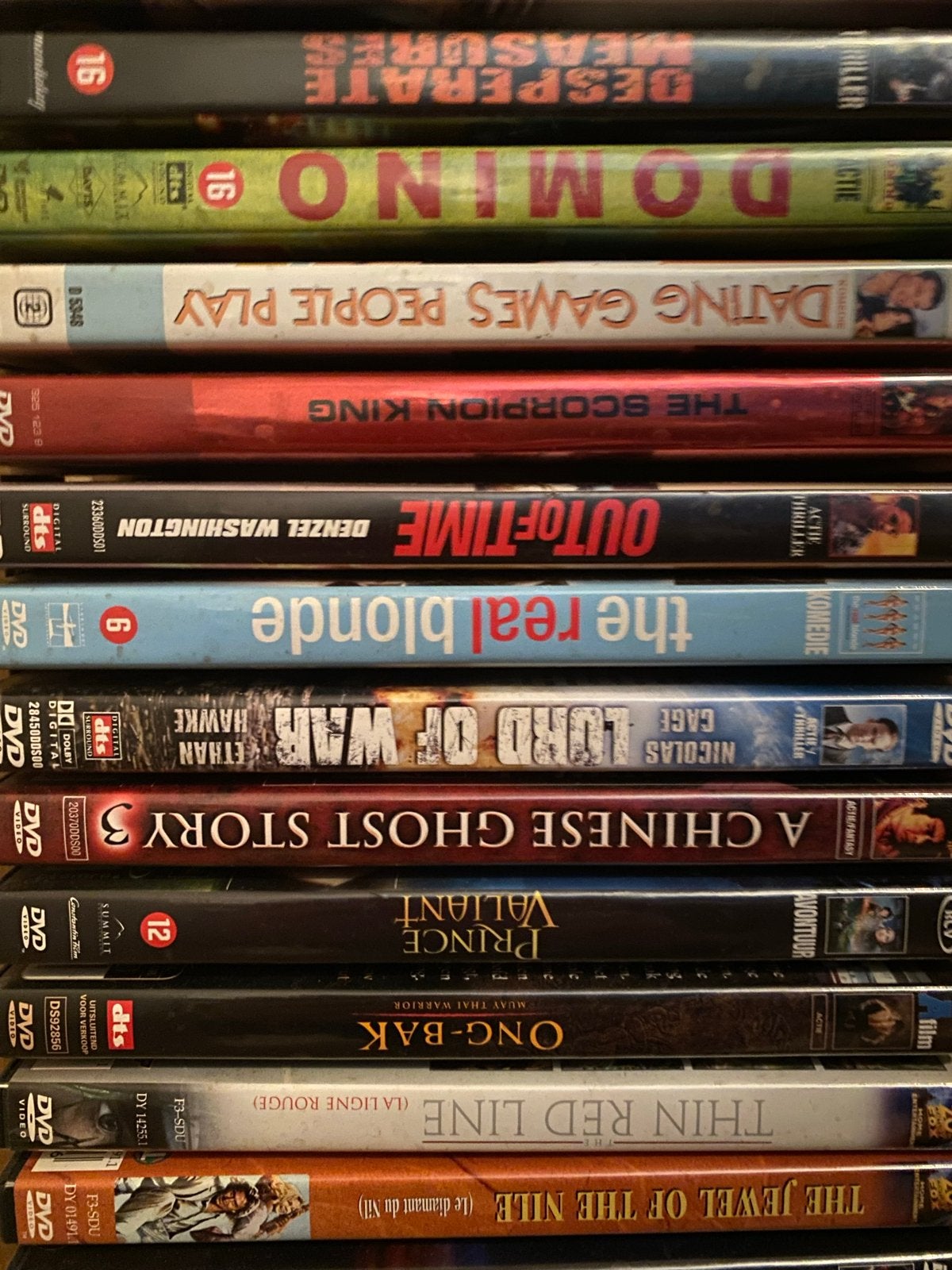 Grote collectie diverse DVD films - Actie, Thriller, Drama, Vanaf 16 jaar, Ophalen, Gebruikt, Overige genres
