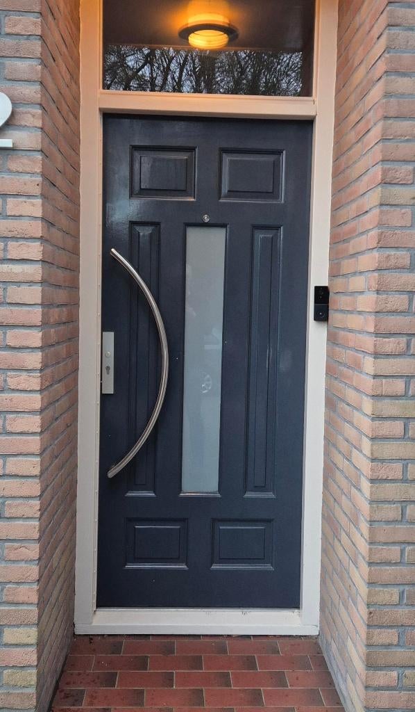 Gebruikte hardhouten voordeur, Ophalen, Gebruikt, 80 tot 100 cm, Buitendeur