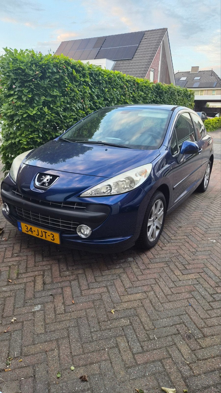 Peugeot 207 1.6 16V 3DRS 2009 Blauw, Voorwielaandrijving, 4 cilinders, Blauw, Origineel Nederlands