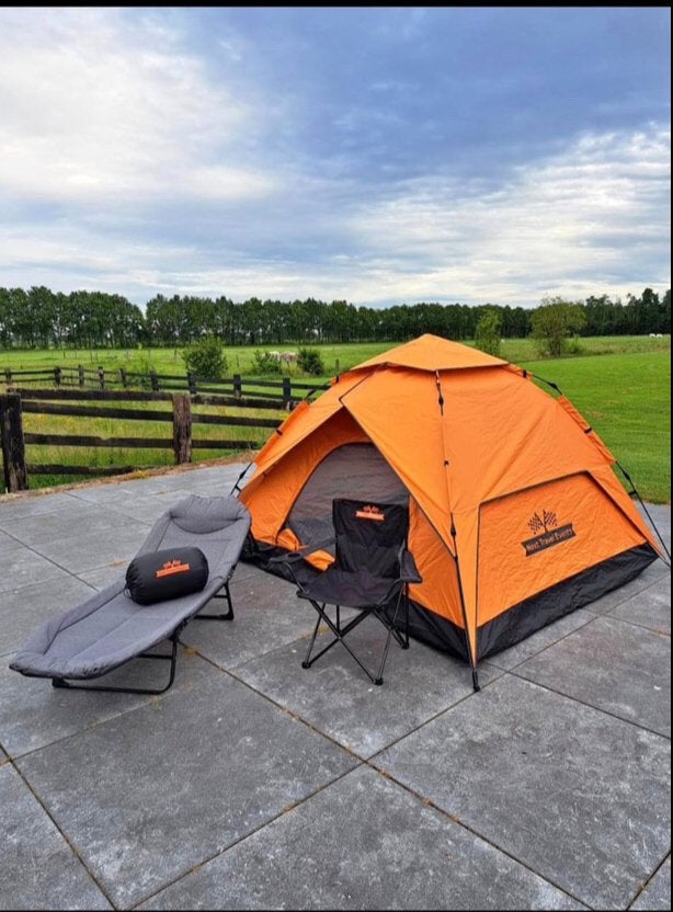 Kampeerset tent etc., Caravans en Kamperen, Tenten, Ophalen, Nieuw, Tot en met 3