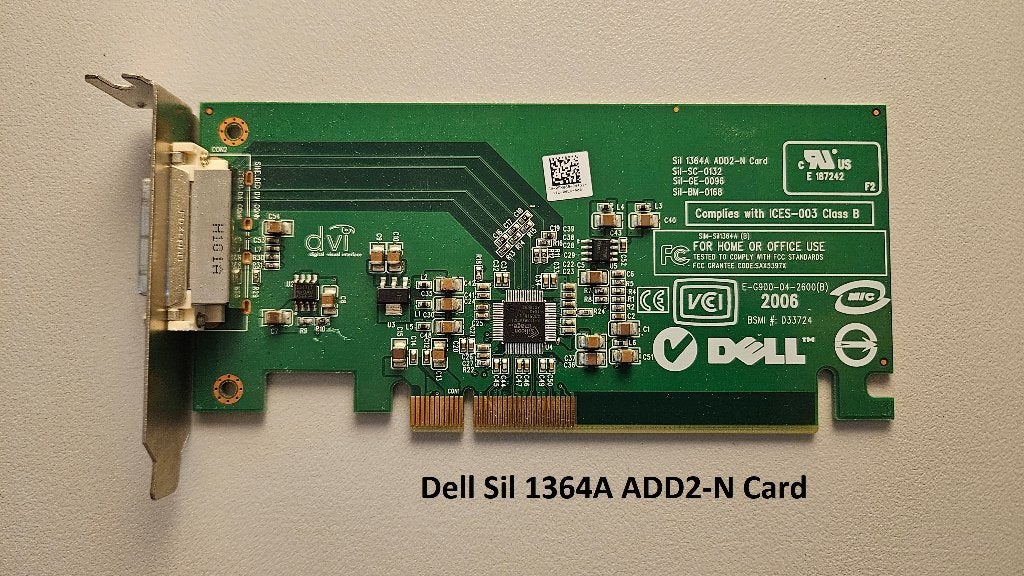 ADD2 PCI Express card with DVI, Ophalen of Verzenden