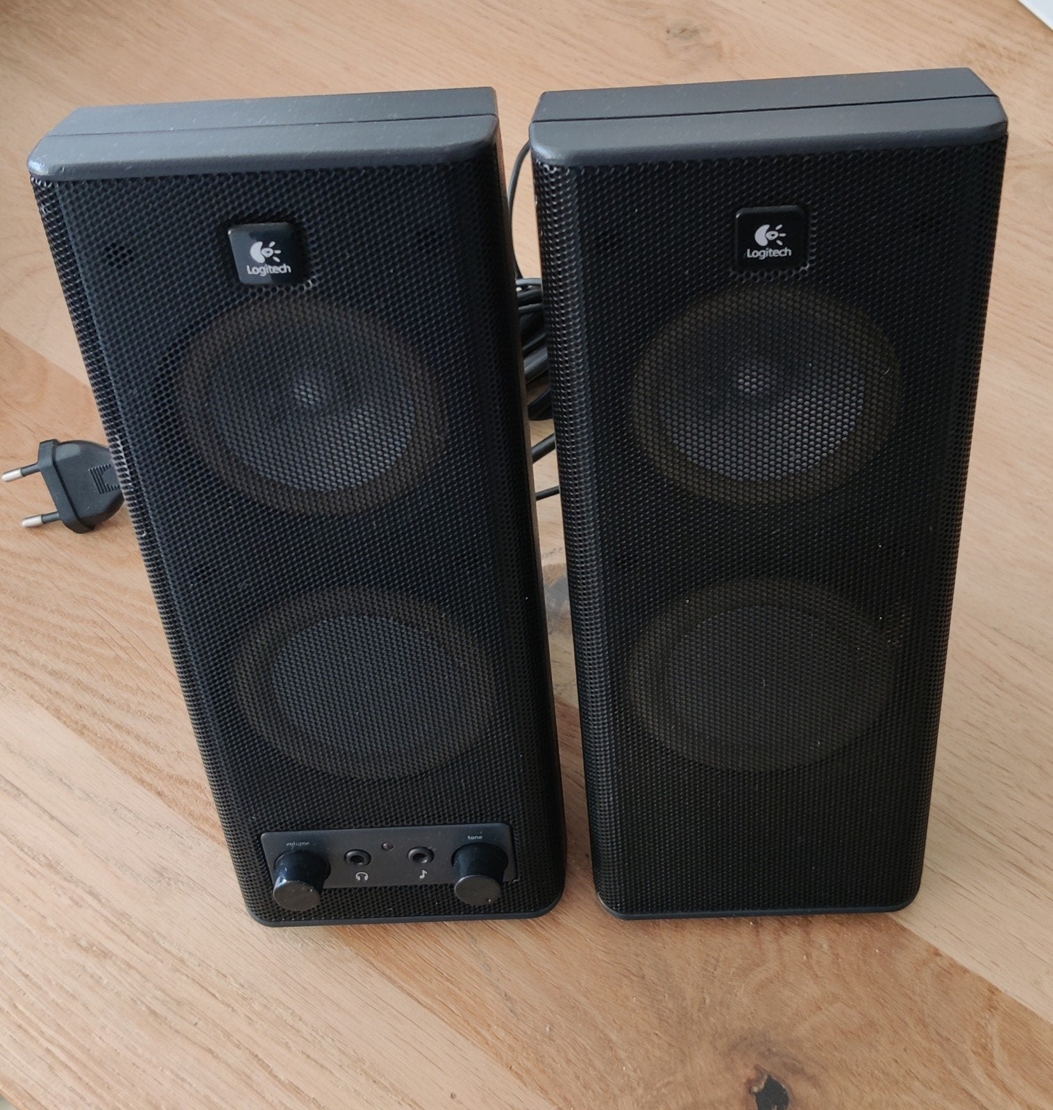 LOGITECH S-0264B X-140 MULTIMEDIA Luidsprekerset - Zwart, Ophalen of Verzenden, Gebruikt, Overige typen, Logitech