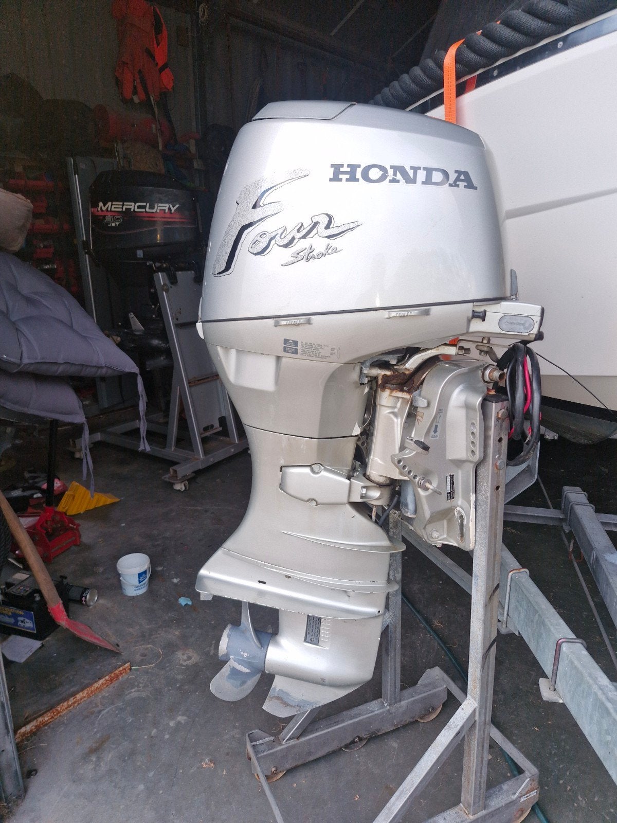 45 pk honda, Ophalen, Zo goed als nieuw, Benzine