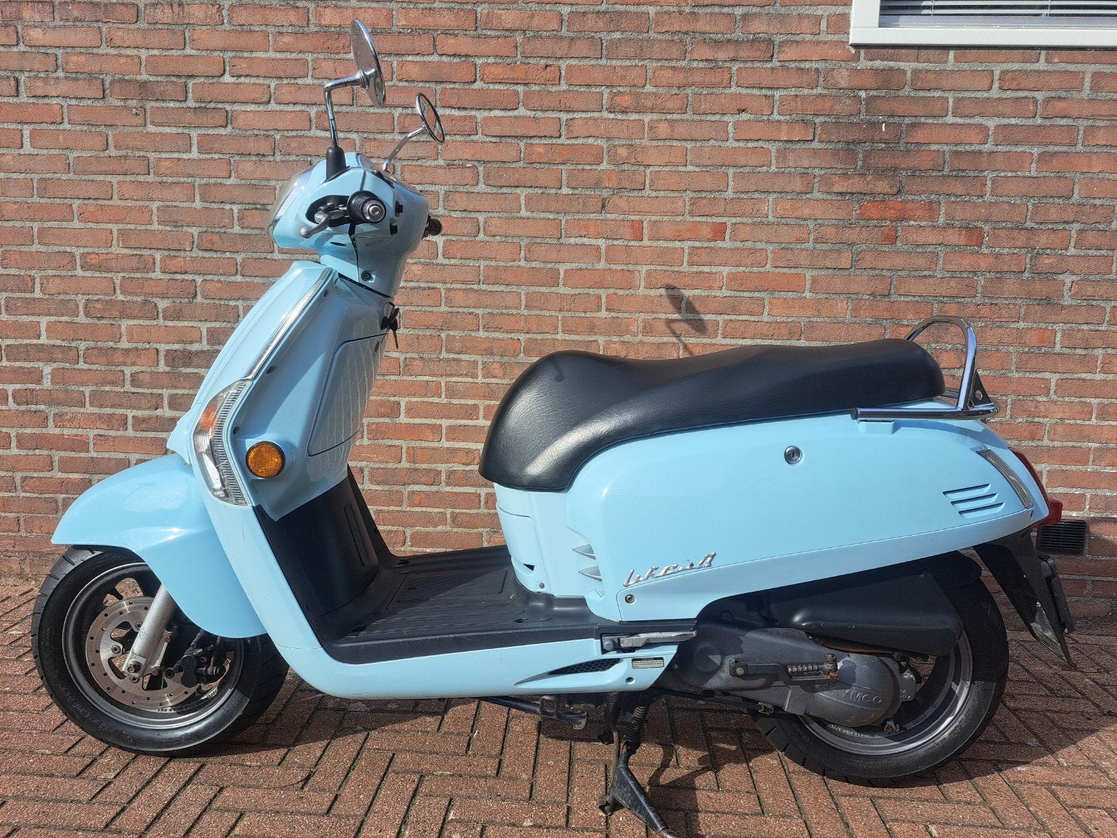 Kymco Like 50 TT - Lichtblauwe scooter, Ophalen, Zo goed als nieuw, Overige typen, Kymco