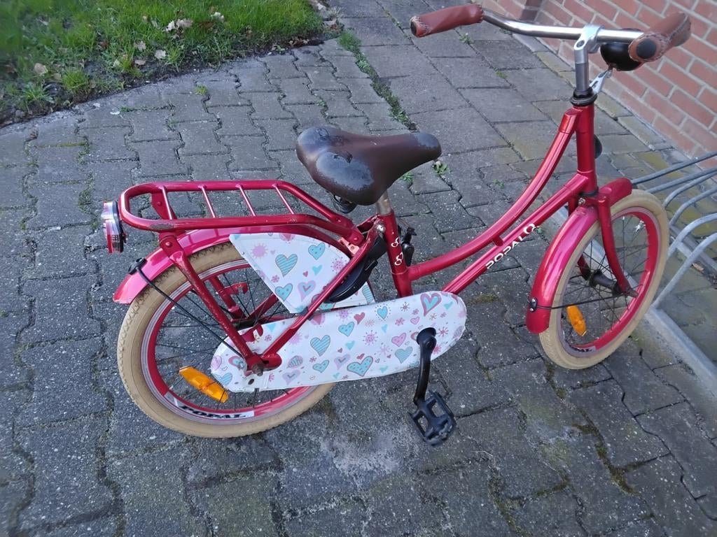 Meisjes fiets  55..00, Ophalen, Zo goed als nieuw, 18 inch
