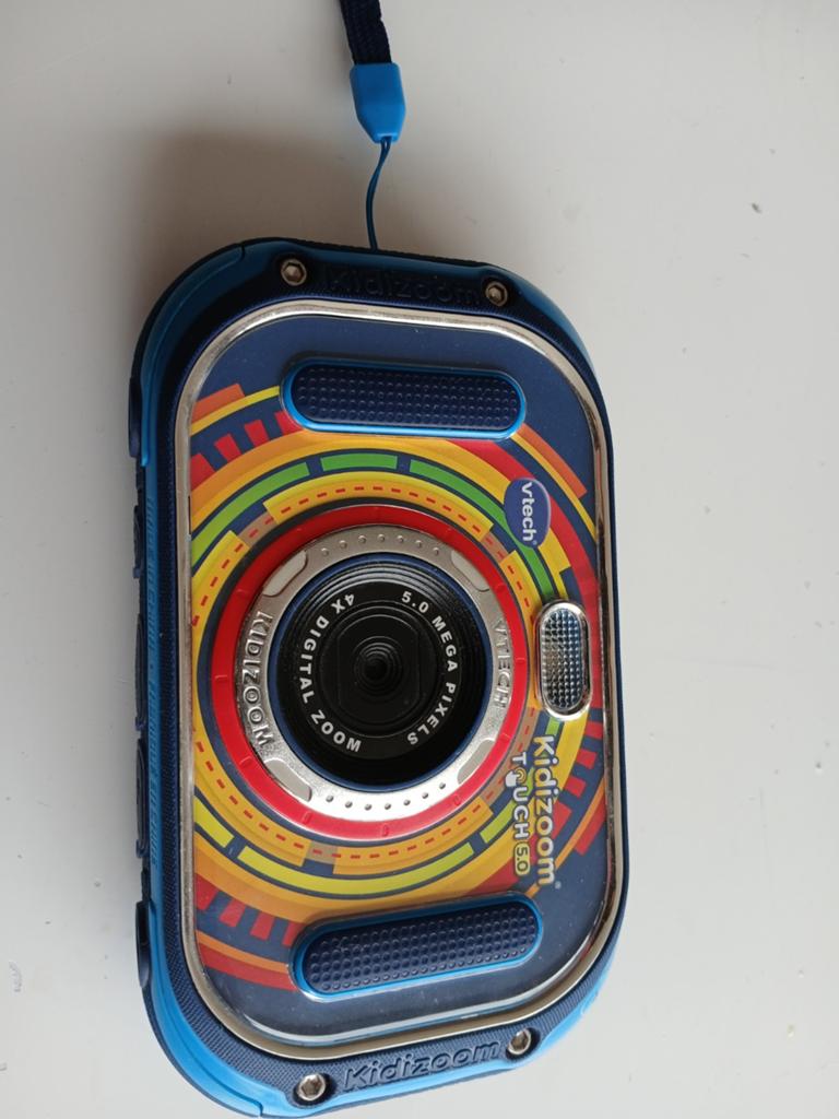 VTech Kidizoom Touch 5.0 - Blauw, Kinderen en Baby's, Speelgoed | Vtech, Ophalen of Verzenden, Zo goed als nieuw, 4 tot 6 jaar
