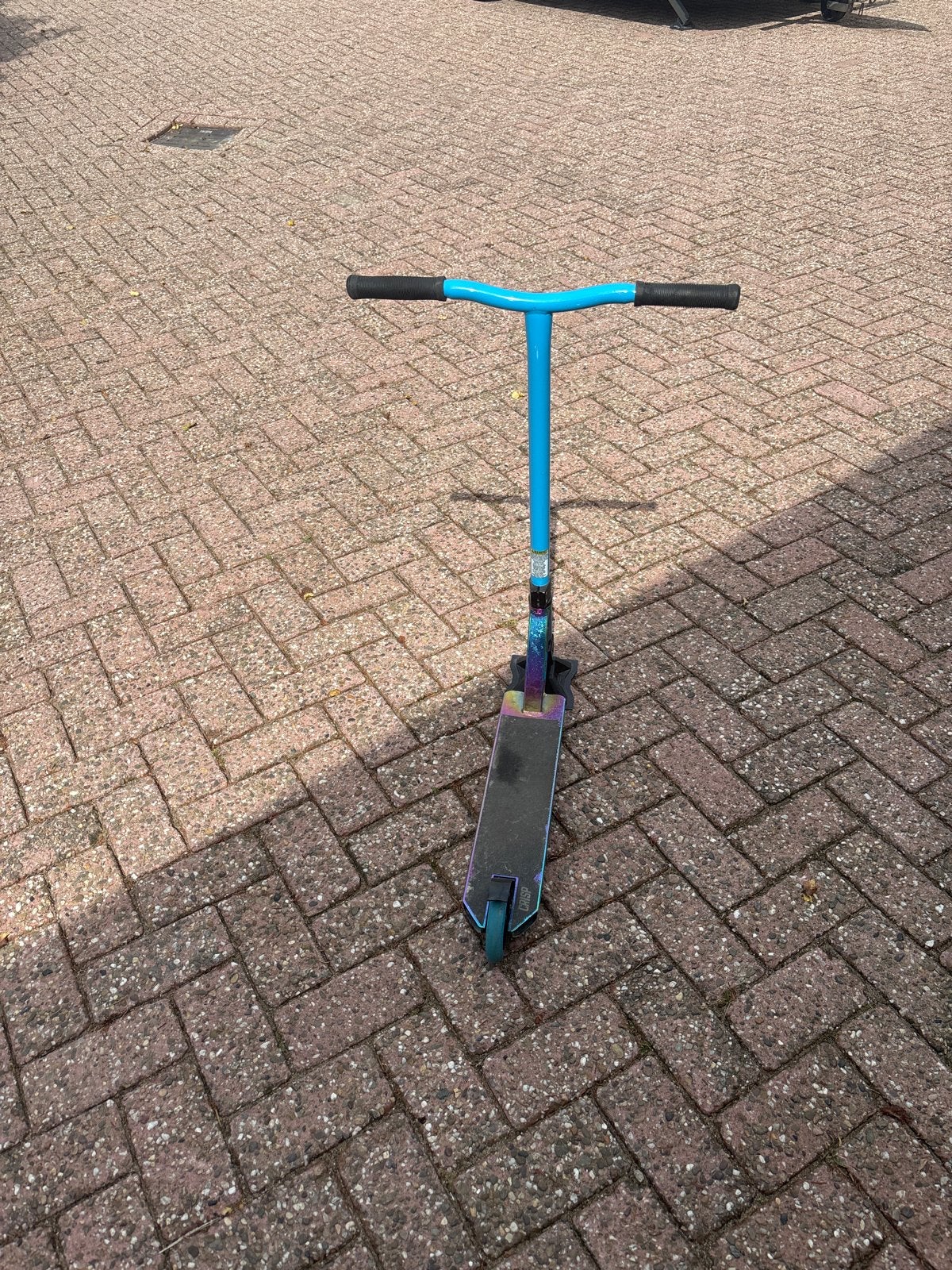 Stunt step + standaard, Fietsen en Brommers, Ophalen of Verzenden, Gebruikt, Gewone step