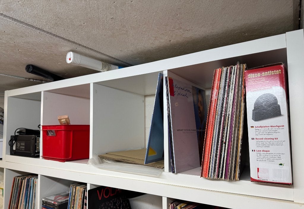 Ikea Kallax platenkast, Ophalen, Zo goed als nieuw, Hout, Cd's