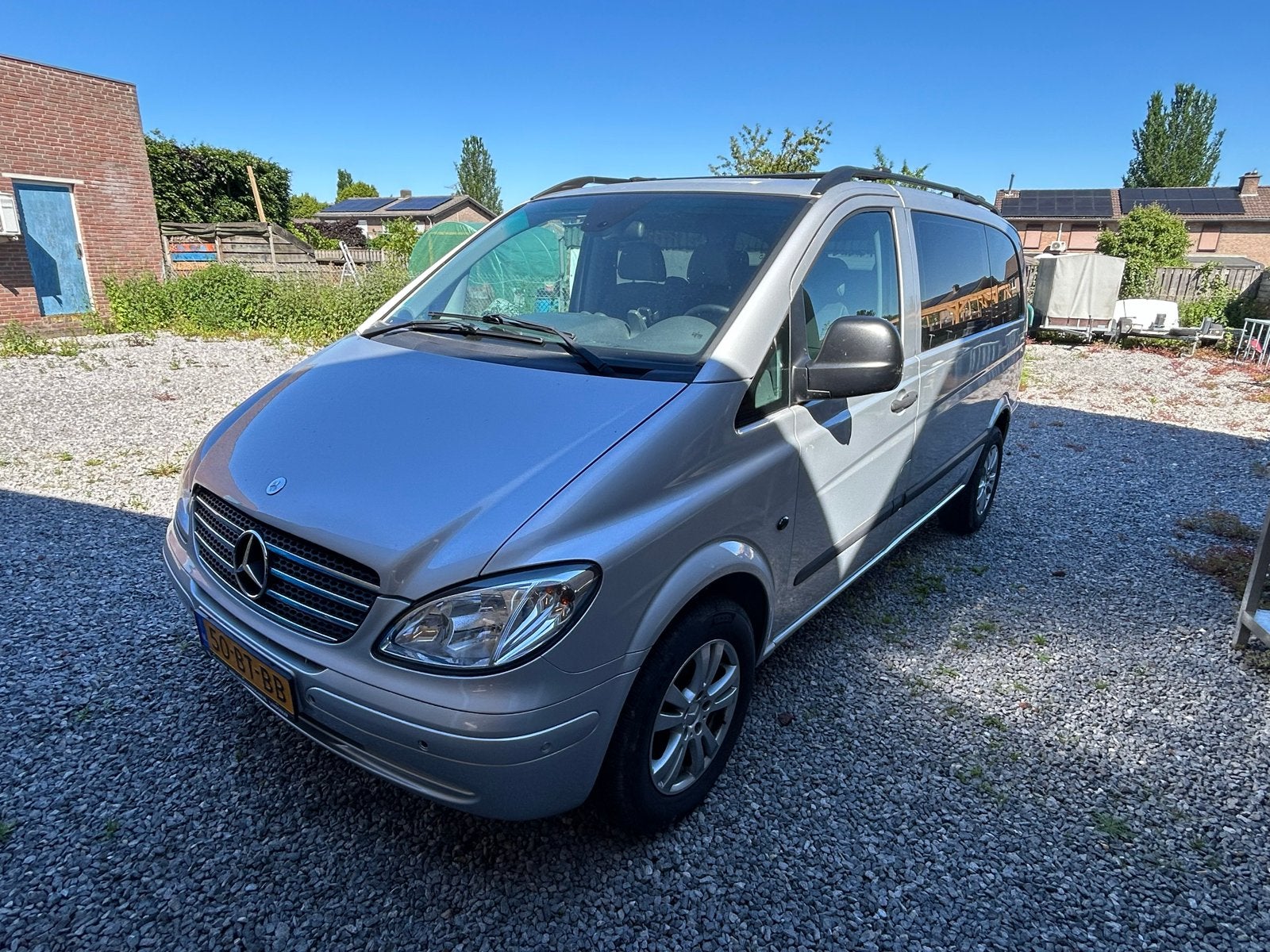 Mercedes-Benz Vito 2.1 111 CDI AUT 2005, dubbele cabine, Automaat, Achterwielaandrijving, Zwart, 4 cilinders