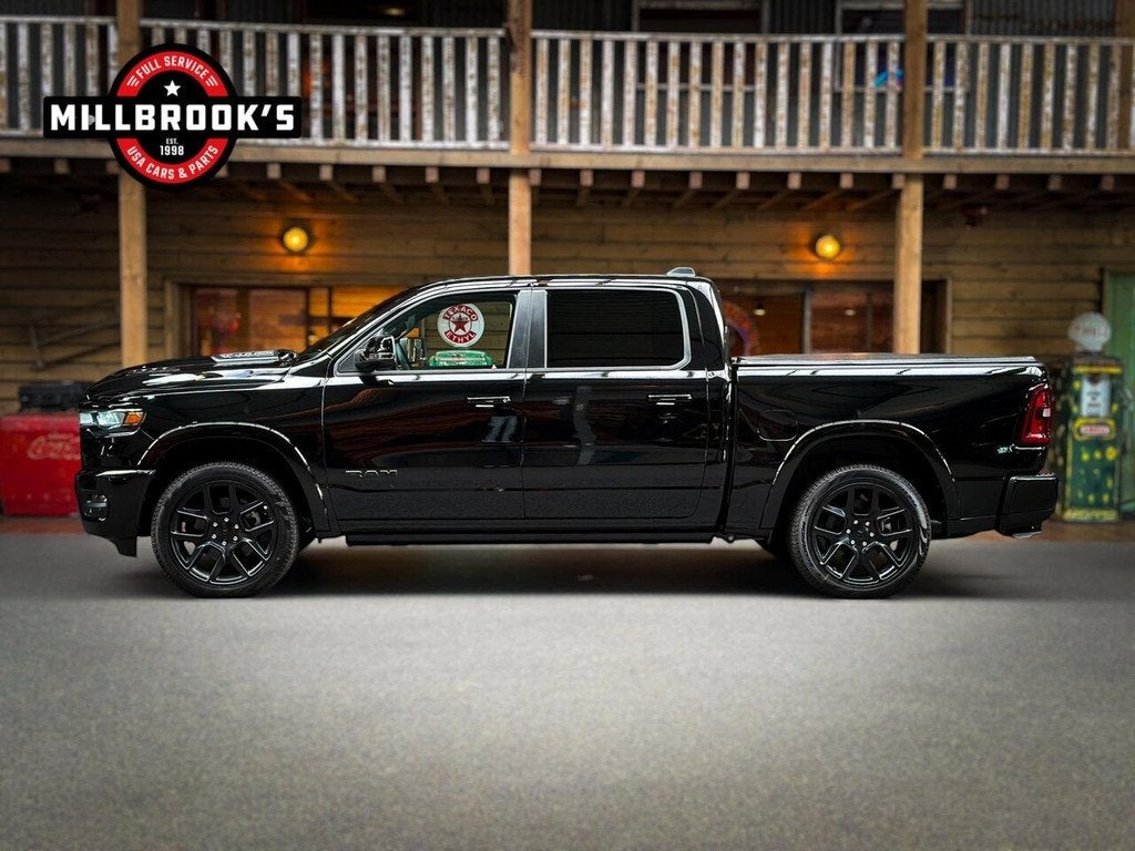 Dodge Ram 1500 3.0 Hurricane Premium Laramie Night, BPM VRIJ, Automaat, Zwart, Leder, Bedrijf