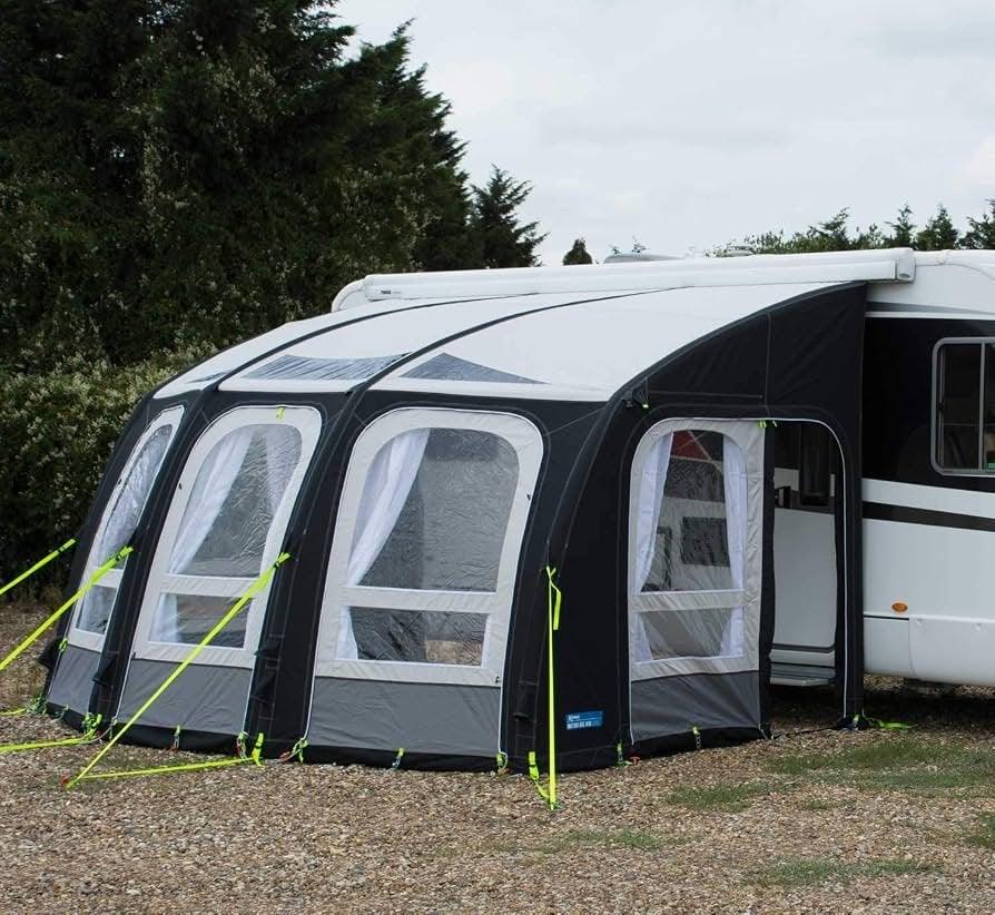 KAMPA Motor Ace Air Pro 400S Opblaasbare Voortent, Ophalen, Zo goed als nieuw, Polyester, Kampa Dometic